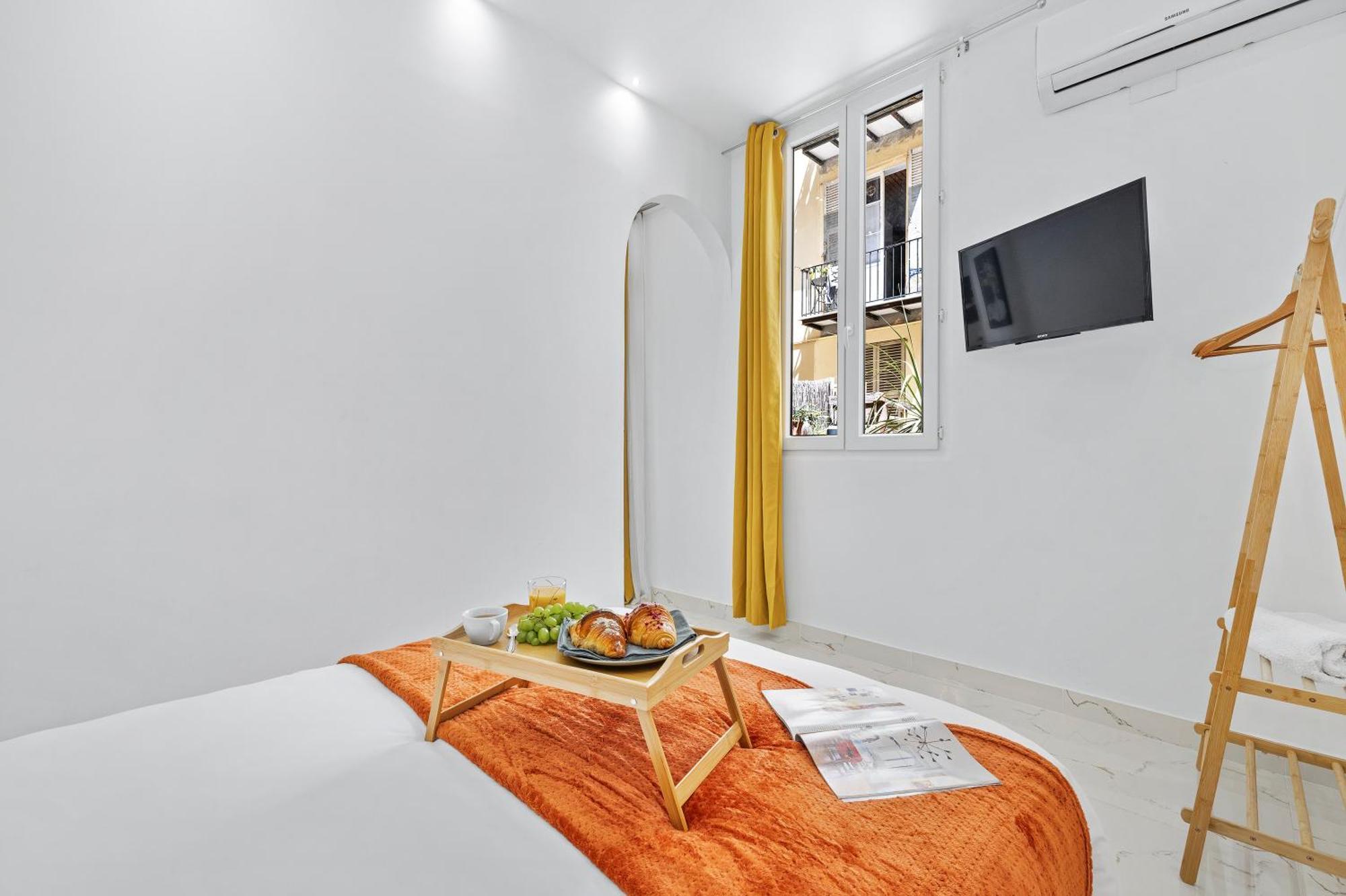 2 Rooms - Hyper Centre - Air-Conditioned - Terrace - Quiet - Tramway - Equipped Kitchen - Wifi Nizza Exterior foto